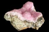 Sparkling, Cobaltoan Calcite Crystal Cluster - Bou Azzer, Morocco #92545-1